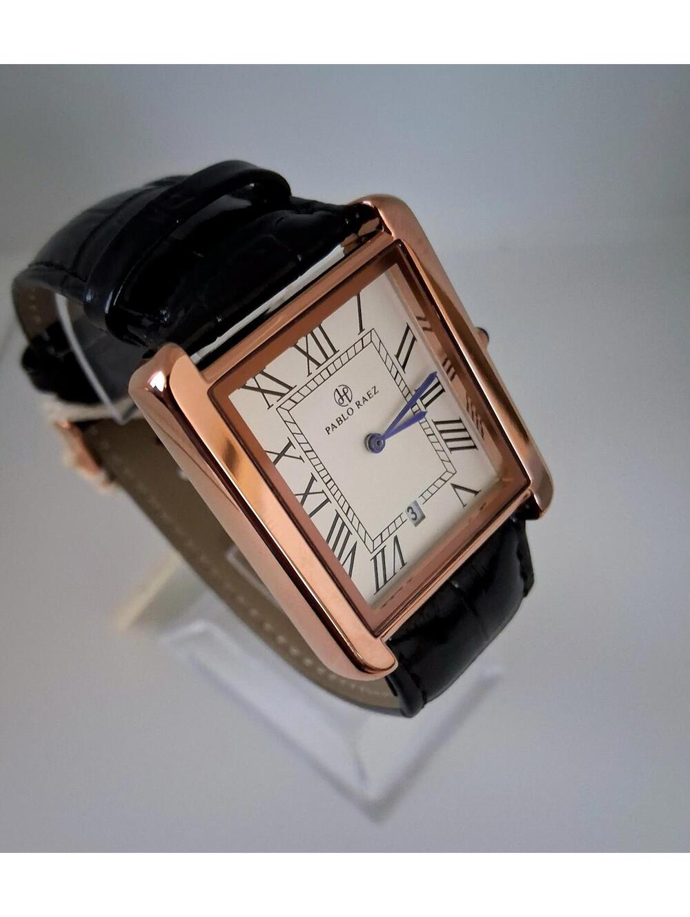 Brand‎ New 40mm Pablo Raez Must Tank Leather Men's Watch